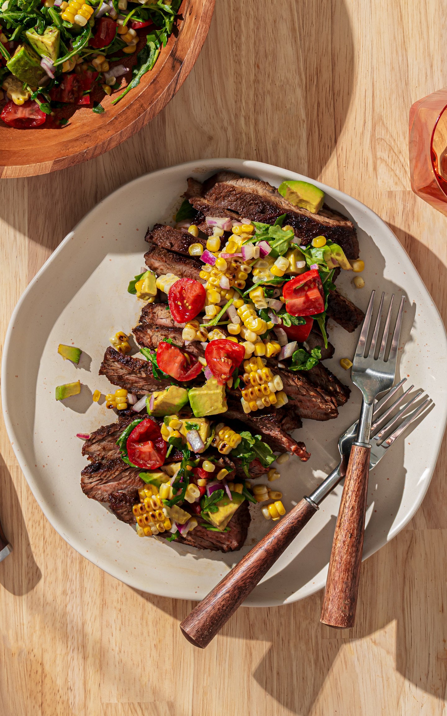 Steak + Corn Salad